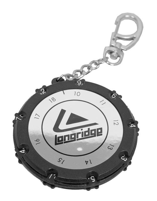 Longridge Round Scorer contatore da golf, nero