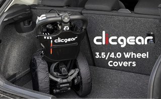 Clicgear Wheel Cover per 1.0/2.0/3.0/3.5+/4/RV3J, nero