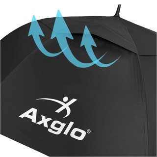 Axglo Axglo Auto Open ombrello 68", nero/nero