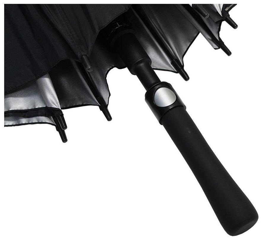 Axglo Axglo Auto Open ombrello 68", nero/nero