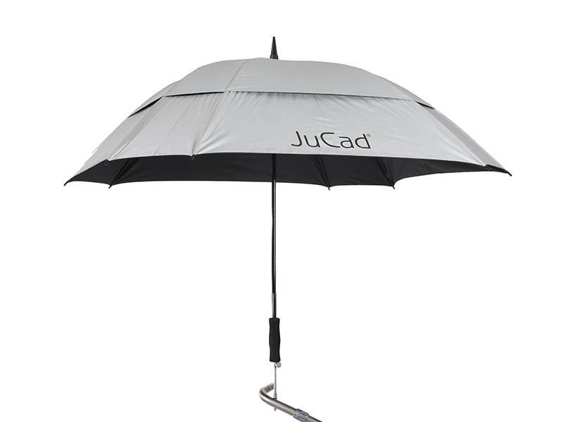 JuCad JuCad telescopic golf umbrella 68" square & windproof with pin, silver