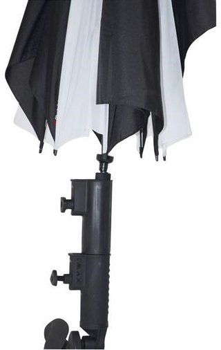 Big Max Quick Fix (QF) Extender porta-ombrello per carrello, nero