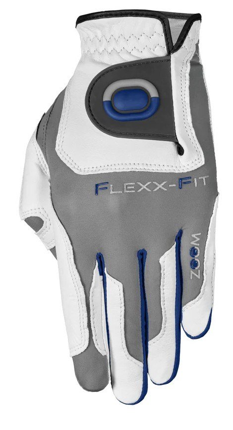 Zoom Zoom Tour guanto da golf da uomo, bianco/argento/blu