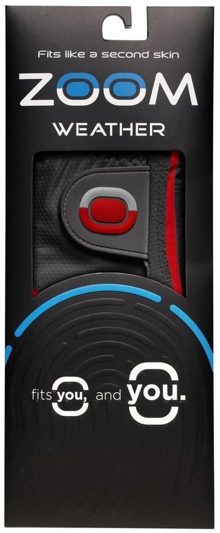 Zoom Zoom Weather guanto da golf uomo, rosso