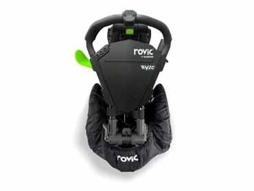 Clicgear Rovic RV1C/RV1S copriruota, nero