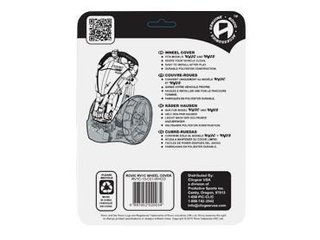 Clicgear Rovic RV1C/RV1S copriruota, nero