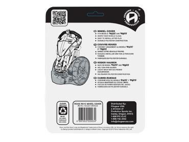 Clicgear Rovic RV1C/RV1S copriruota, nero