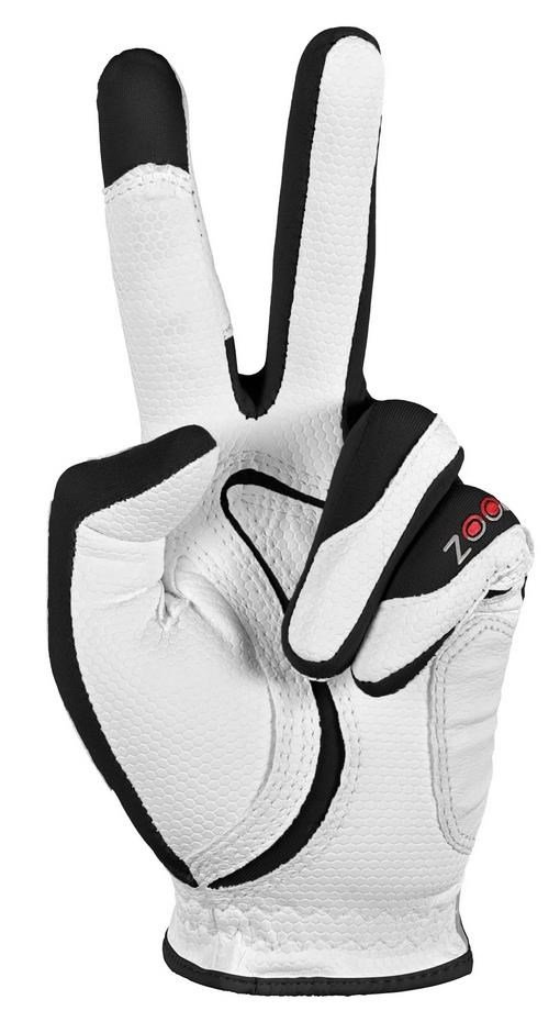 Zoom Zoom Weather guanto da golf uomo, bianco/nero