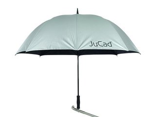 JuCad ombrello da golf 68" con pin, argento (con protezione UV)