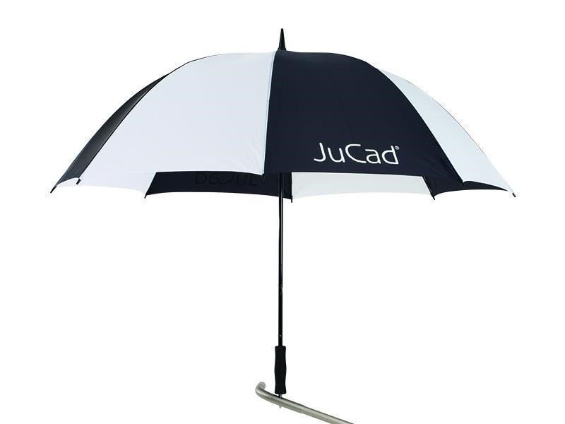 JuCad golf umbrella 68" con pin, nero/bianco