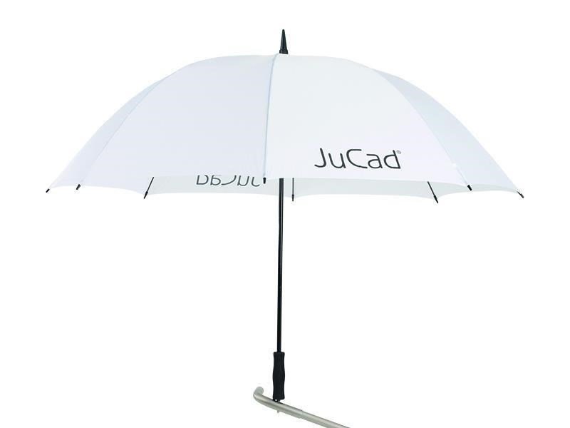 JuCad ombrello da golf 68" con pin, bianco