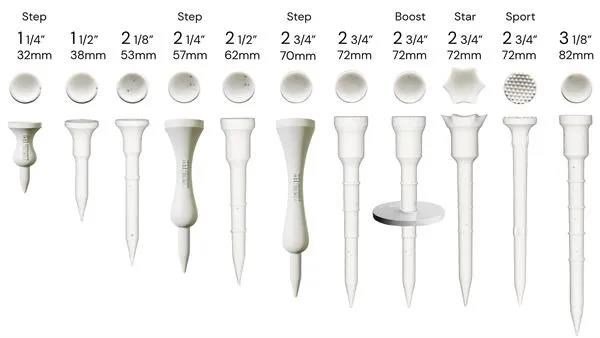 Lignum Tee 72mm (2 3/4") 10pack + disc