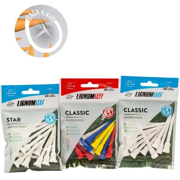 Lignum Lignum Tee 62mm (2 1/2") 12pack tee