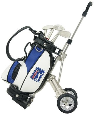 PGA Tour PGA Tour Desktop Golf Bag and Pen Set accessori, multicolore