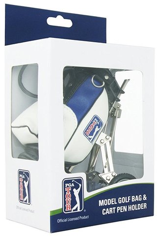 PGA Tour PGA Tour Desktop Golf Bag and Pen Set accessori, multicolore