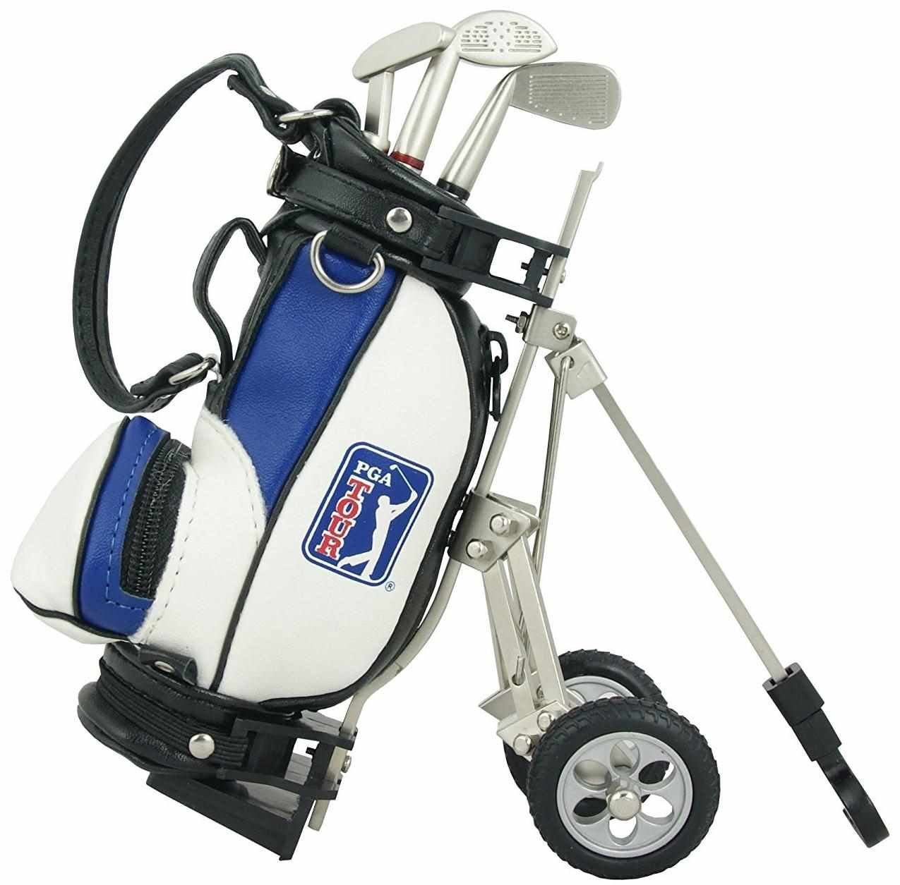 PGA Tour PGA Tour Desktop Golf Bag and Pen Set accessori, multicolore