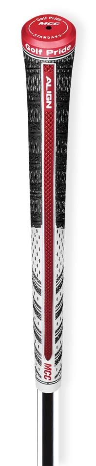Golf Pride MCC Align grip, STANDARD, bianco/rosso/nero