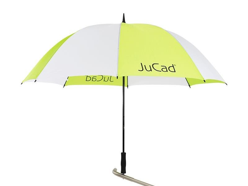 JuCad ombrello da golf 68" con pin, verde/bianco