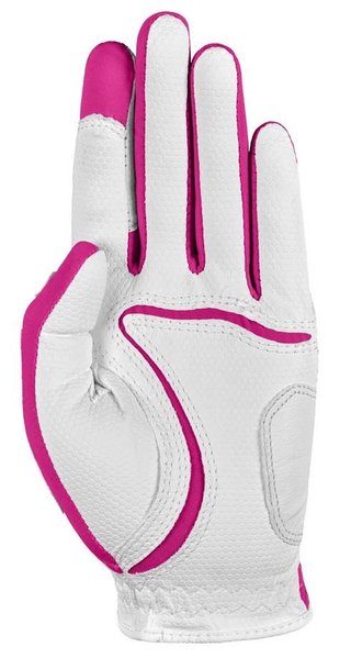 Zoom Zoom Weather guanto da golf donna, bianco/fucsia