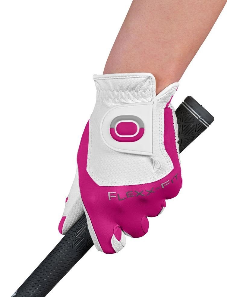 Zoom Zoom Weather guanto da golf donna, bianco/fucsia
