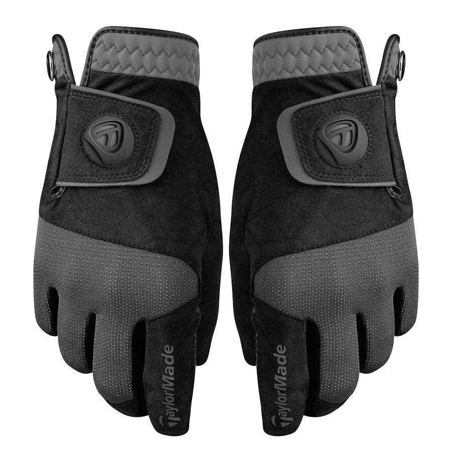 TaylorMade Rain Control guanti da golf uomo, nero