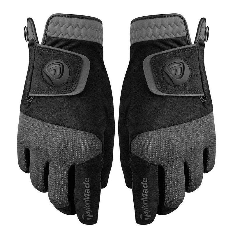 TaylorMade Rain Control guanti da golf uomo, nero
