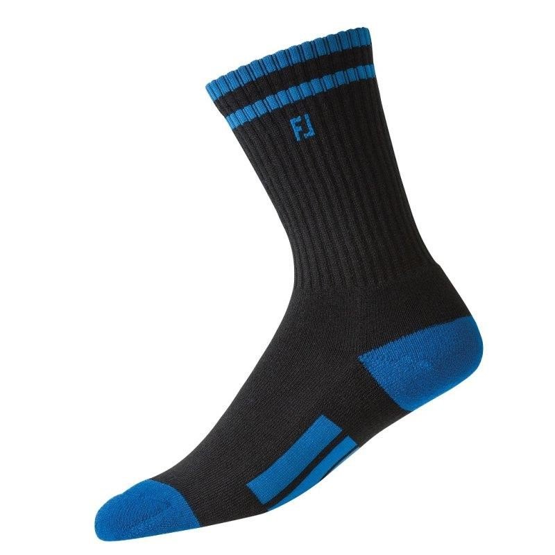 FootJoy ProDry Crew junior calzini, nero/blu
