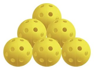 Longridge Airflow palline da golf da allenamento, gialle
