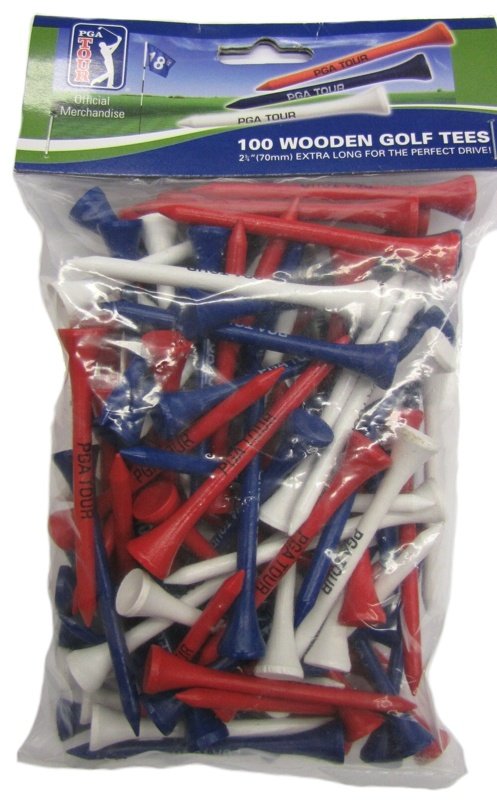 PGA Tour PGA Tour Wooden Tees 70mm 100 pezzi