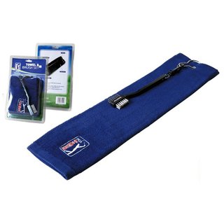 PGA Tour Golf Towel and Club Brush Set asciugamano, blu scuro