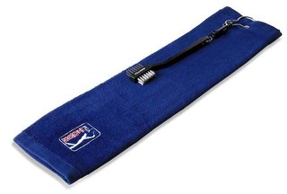PGA Tour Golf Towel and Club Brush Set asciugamano, blu scuro