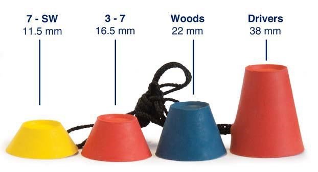 PGA Tour Winter Tees tee invernali, 4 pezzi