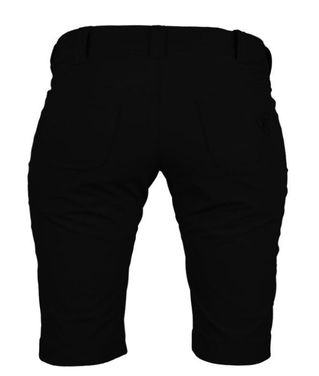 Tony Trevis ladies short slim fit pantaloncini da donna, nero