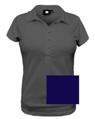 Tony Trevis ladies polo, blu scuro