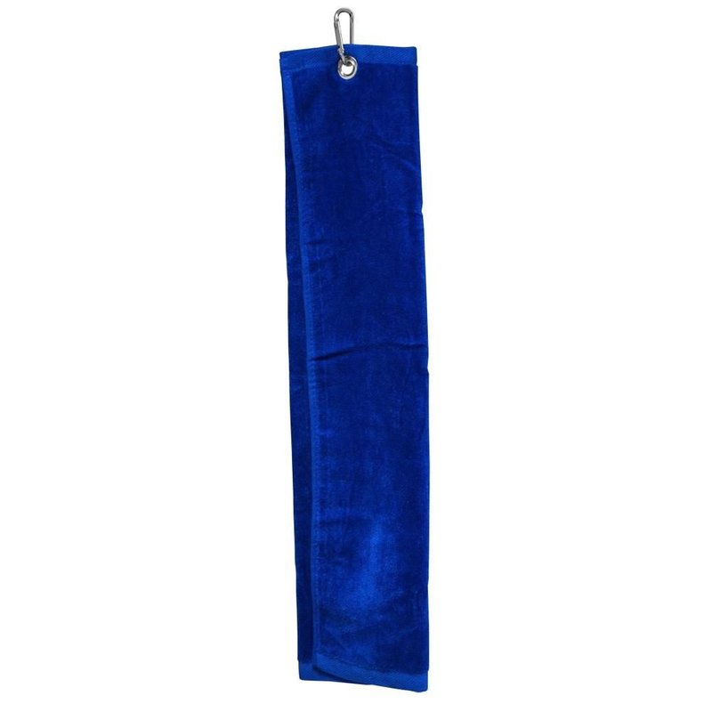 Longridge Blank Luxury Three Fold asciugamano da golf blu