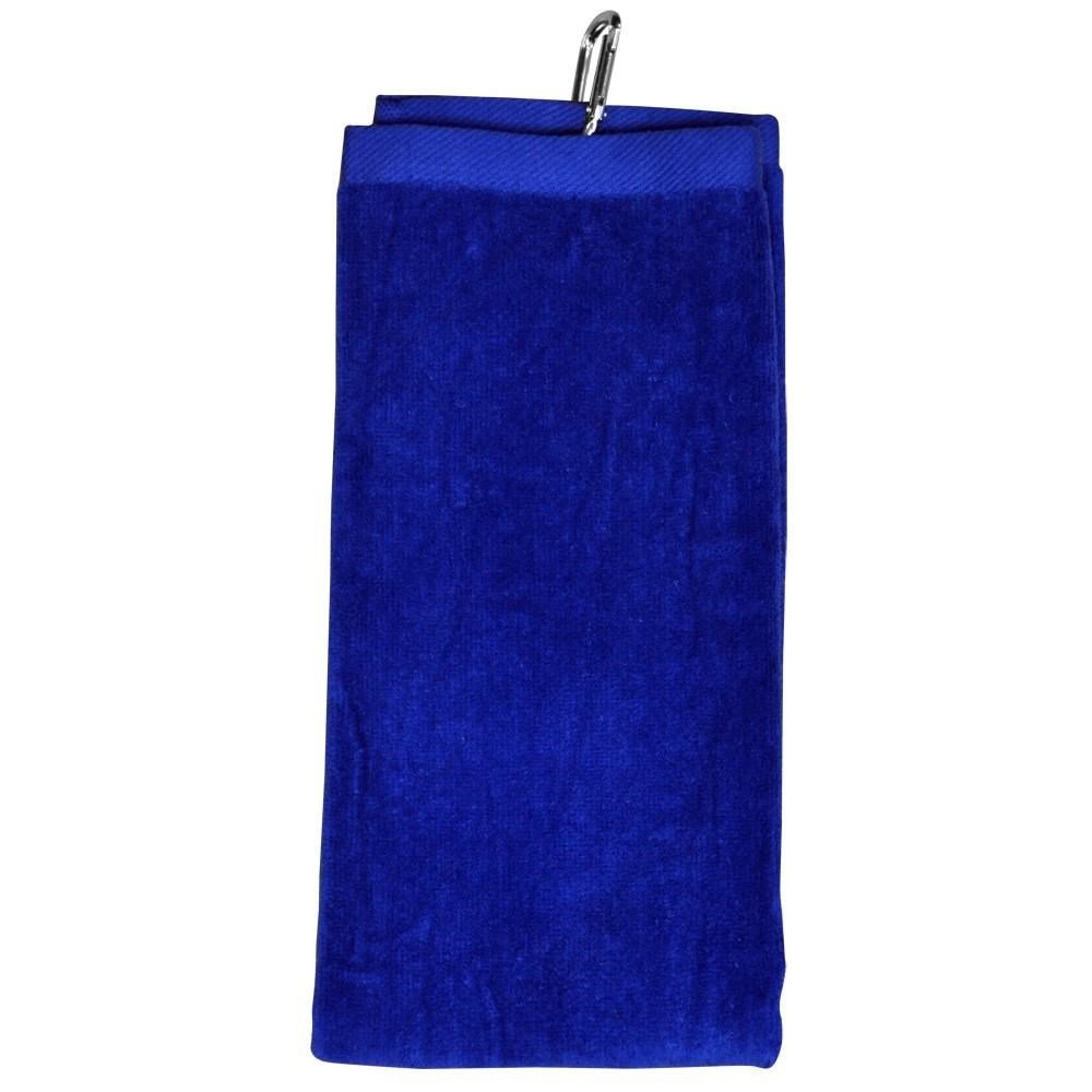 Longridge Blank Luxury Three Fold asciugamano da golf blu