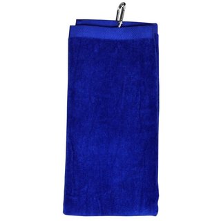 Longridge Blank Luxury Three Fold asciugamano da golf blu