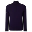 Callaway Windstopper 1/4 Zipped maglione da uomo, peacoat