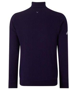 Callaway Windstopper 1/4 Zipped maglione da uomo, peacoat