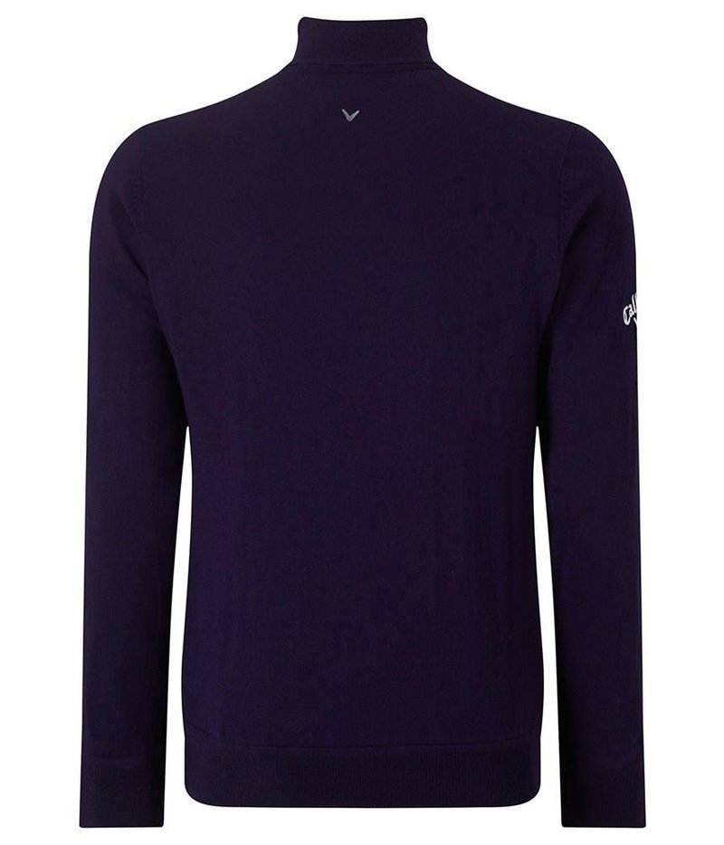 Callaway Windstopper 1/4 Zipped maglione da uomo, peacoat