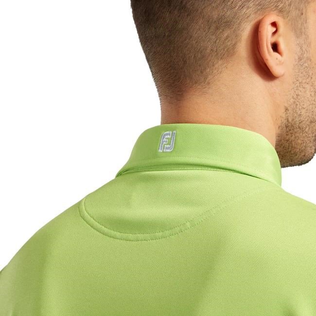 FootJoy Stretch Pique Solid polo da uomo, lime