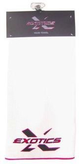 Tour Edge Exotics asciugamano da golf, bianco