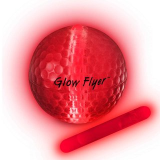 Masters Glow Flyer palline da golf, rosse