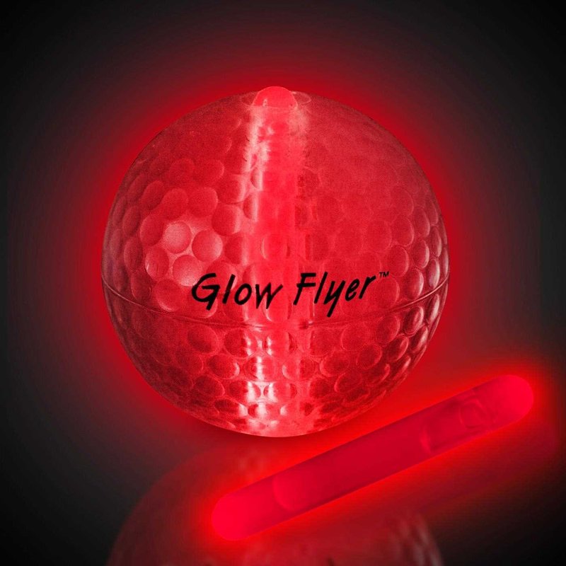 Masters Glow Flyer palline da golf, rosse