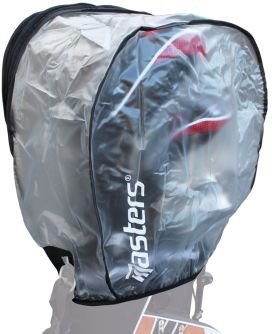 Masters Raincover with Zip, nero/trasparente