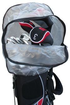 Masters Raincover with Zip, nero/trasparente