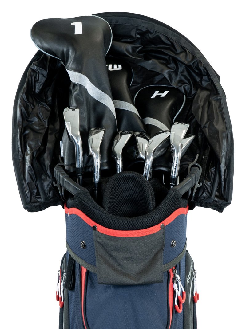 Masters Golf Raincover Wedge per borsa, nero