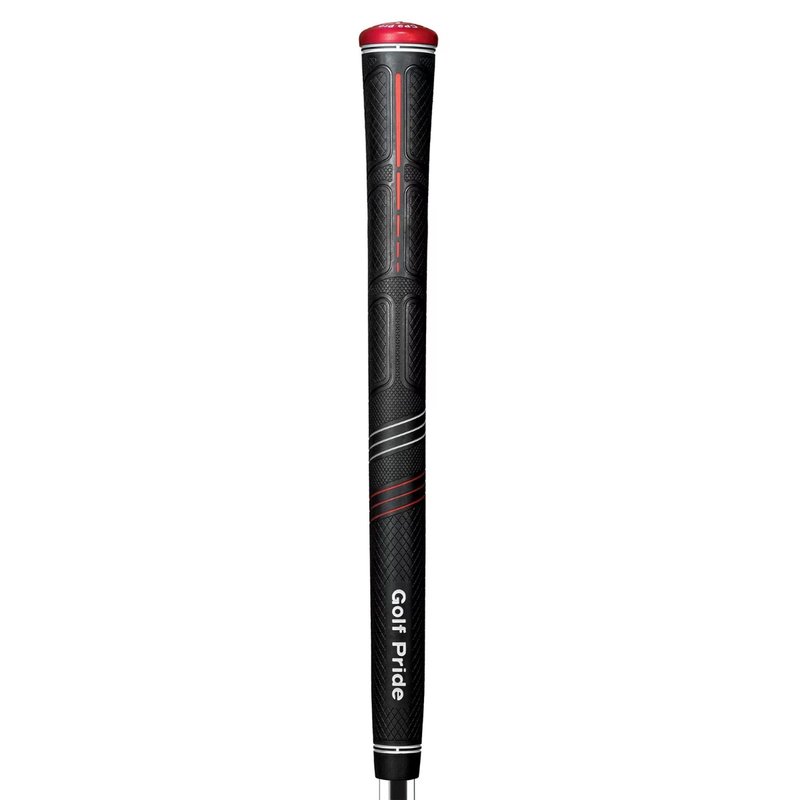 Golf Pride CP2 Pro grip, STANDARD, nero/rosso
