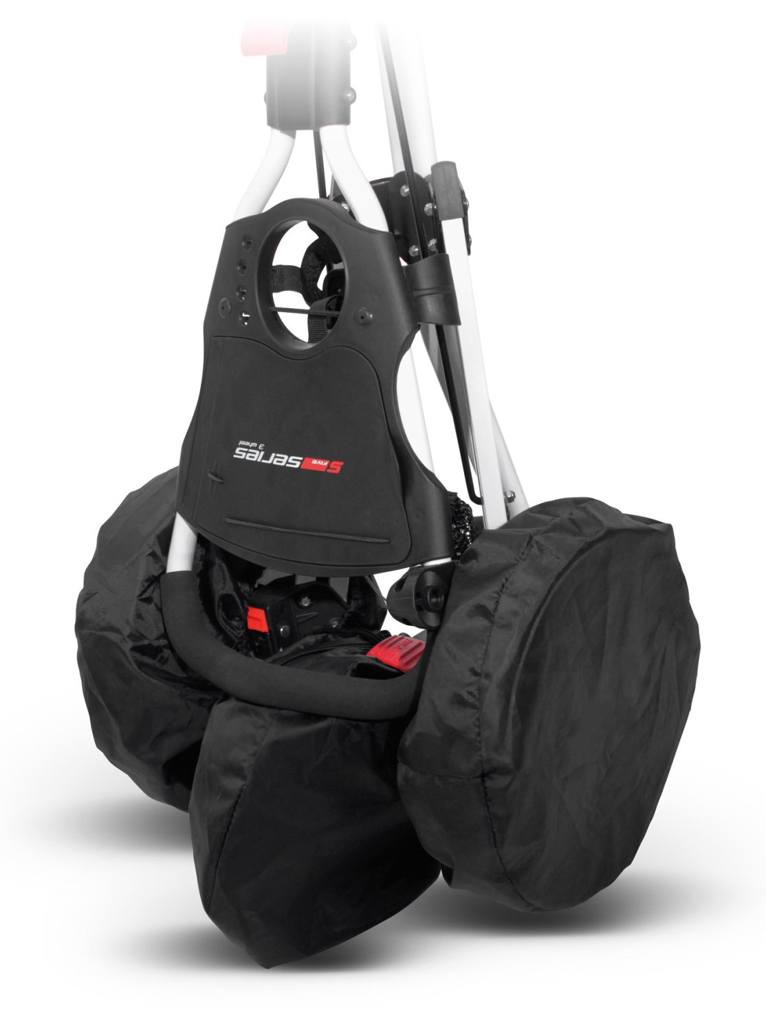 Masters Golf Trolley Wheel Covers (3 pack) accessori per carrello, nero