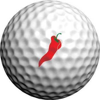 Masters Golfdotz adesivi per palline da golf, Red Hot Chilli Peppers (24 adesivi)